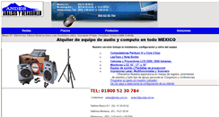 Desktop Screenshot of equipo-de-sonido.andes.com.mx