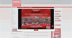 Desktop Screenshot of andes.org.br