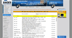Desktop Screenshot of computadoras.andes.com.mx