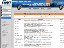 Tablet Screenshot of computadoras.andes.com.mx